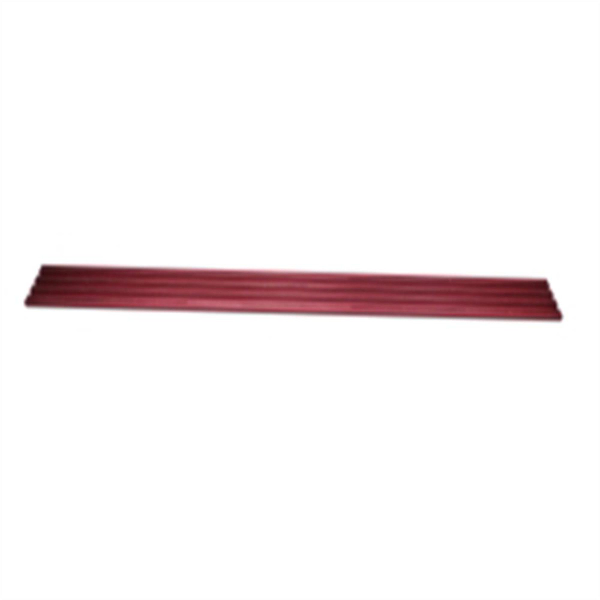 VIM Tools Double Wide Magrail — 20in., Red, Triple Slot, Neodymium Magnets, Anodized Aluminum Base, Model# VIMMRD20R